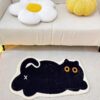 31.5in*47.24inMachine washable and convenient mobile cute cat carpet - Image 6