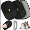 Two Sets of Pet Depilation Gloves | Gentle Silicone Bristles, Anti-Slip Grip | For Cats/Dogs (Long/Short Hair), Bathing & Grooming | Ideal for Shedding Season, Pet Birthday Gifts, New Pet Prep - Image 3