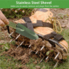 Adjustable Grass Cleats for Garden Lawns (Shoes Not Included) | Anti-Slip Steel Tines, Universal Fit for Sneakers/Boots | For Lawn Mowing, Gardening, Turf Maintenance | Ideal for Spring Planting, Summer Lawn Care, Fall Yard Cleanup - Image 6