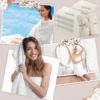 6 Sets Soft Comfortable Coral Fleece Bath Towels | Super Absorbent, Quick-Dry & Fade-Resistant | For Family Daily Use, Guest Bath, Hotel/SPA | Ideal for Housewarming, Christmas, Birthday Gifts - Image 4
