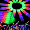 50 PCS LED Foam Sticks Party Supplies with 3 Modes Colorful Flashing - Image 2