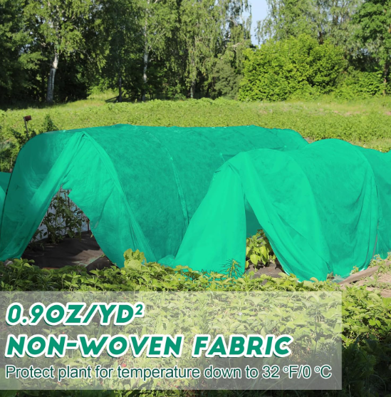 Plant Frost Protection Cover - Heavy-Duty Waterproof Fabric | Protects Shrubs, Flowers & Vegetables from Freezing Temperatures