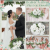 50 Pieces Artificial Decorative Flowers - Realistic Silk Petals | Ideal for Vases, Weddings, Home & Party Decor - Image 3