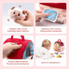 Baby Sensory Plush Toys - Soft Rattle & Crinkle Textures | Stimulate Sight, Touch for 0-12 Months Infants - Image 5