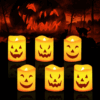 (6-Piece Set) Halloween Flameless Electronic Candles | 3D Flickering Flame, Remote & Timer | Spooky Atmosphere Decor - Image 7