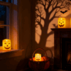 (6-Piece Set) Halloween Flameless Electronic Candles | 3D Flickering Flame, Remote & Timer | Spooky Atmosphere Decor - Image 4