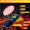 Portable Rechargeable Hand Warmer (5200mAh) | Dual-Function: Phone Charger + Heater | Compact for Commute/Camping - Image 3