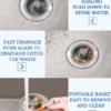 3-in-1 Pop-Up Kitchen Sink Drain Filter Plug | Anti-Clog, Strainer & Stopper | Easy to Install/Clean - Image 6