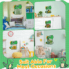 2-Piece Cute Dinosaur Bathroom Mesh Storage Bags | Suction Cup, Quick-Dry | Kids’ Bath Toy Organizer - Image 2