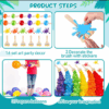 Art Painting Party Decoration Balloon Set | Paint Splatter & Palette Foil | Photo Backdrop for Birthday/Art Events - Image 5