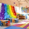 Art Painting Party Decoration Balloon Set | Paint Splatter & Palette Foil | Photo Backdrop for Birthday/Art Events - Image 2