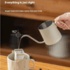 250ml Stainless Steel Gooseneck Coffee Pot | Precision Pour Spout | 304 Food-Grade for Home & Travel - Image 6