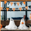 2-Piece Cute Halloween Ghost Decorations | Light-Up, Battery-Powered | Indoor/Outdoor Haunted Vibe - Image 4