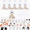 26-Piece Fun Cat Party Gift Set | Decor & Favors | Plates, Balloons, Stickers for Cat Lovers - Image 7