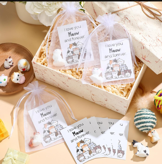 26-Piece Fun Cat Party Gift Set | Decor & Favors | Plates, Balloons, Stickers for Cat Lovers