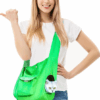 Portable Pet Crossbody Bag | Breathable Mesh, Adjustable Strap | Outdoor/Travel Use - Image 6