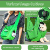 Portable Pet Crossbody Bag | Breathable Mesh, Adjustable Strap | Outdoor/Travel Use - Image 3