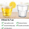 Acrylic Glass Cup Set | Shatterproof, BPA-Free | Crystal-Clear for Indoor/Outdoor - Image 5