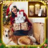 3-Piece Christmas Flameless Candle Set | Flickering LED, Timer | Festive Gift & Decor - Image 3