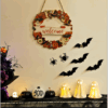 Halloween Wooden Hanging Front Door Sign | Spooky-Cute Design | Weather-Resistant Decor - Image 9