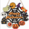 Halloween Wooden Hanging Front Door Sign | Spooky-Cute Design | Weather-Resistant Decor - Image 4